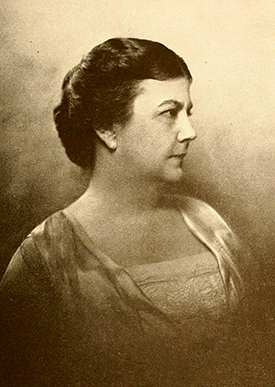 A portrait of John Motley Morehead, II's wife Mary Josephine Garrett Morehead, by Lloyd Bronson, 1906. Image from Archive.org.