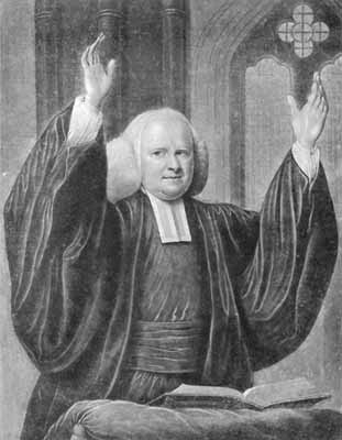 George Whitdield, North Carolina itinerant preacher. Image courtesy of Wheaton College.